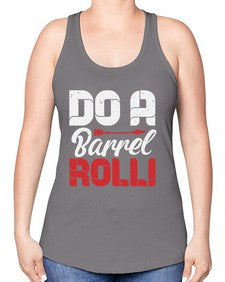 Do a barrel roll 4# - video games -Racerback Tank