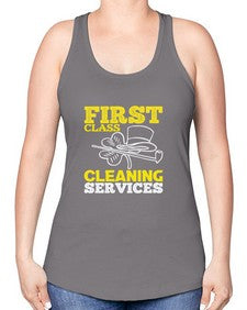 First class cleaning service Style 159# - cleaner -Racerback Tank