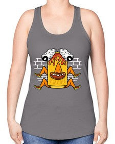 Fuck the weekend 128# - cartoon general -Racerback Tank