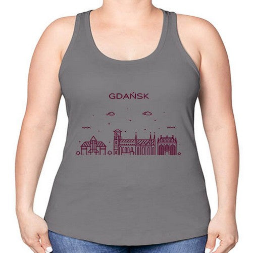 Gdansk 756# - cities -Racerback Tank