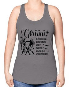 Gemini 217# - gemini -Racerback Tank