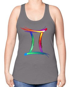 Gemini 222# - gemini -Racerback Tank