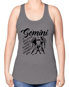Gemini 223# - gemini -Racerback Tank