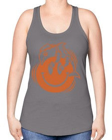 Give smile get hugs 131# - cartoon general -Racerback Tank