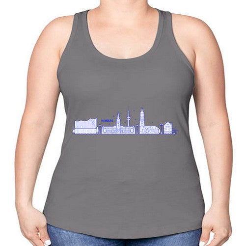 Hamburg 808# - cities -Racerback Tank