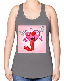 Heart 139# - cartoon general -Racerback Tank