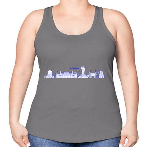 Hyderabad 917# - cities -Racerback Tank