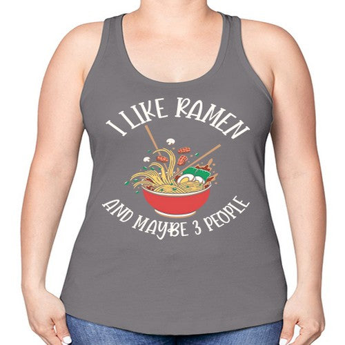 I Like Ramen Japanese Noodles 239# - anime -Racerback Tank