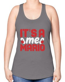 Its ame Mario 29# - video games -Racerback Tank