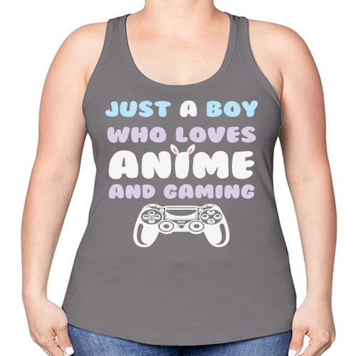 Just A Boy Who Loves 261# - anime -Racerback Tank