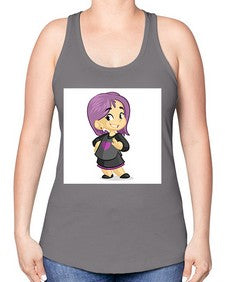 Kid 156# - cartoon general -Racerback Tank