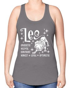 Leo 281# - leo -Racerback Tank