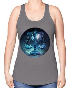 Libra 314# - libra -Racerback Tank