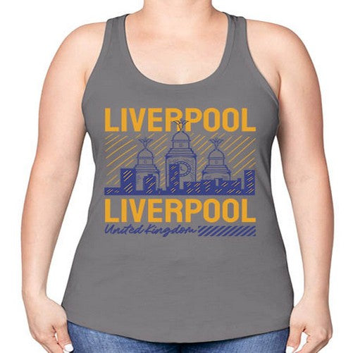 Liverpool 1152# - cities -Racerback Tank