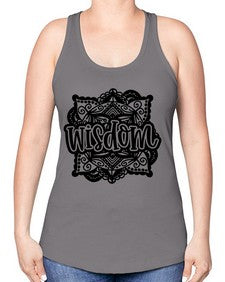 Mandala Wisdom 765# - mandala -Racerback Tank