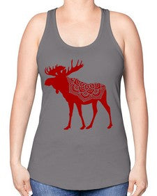 MooseMandala 940# - mandala -Racerback Tank