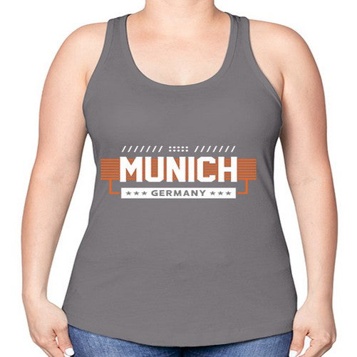 Munich 1389# - cities -Racerback Tank