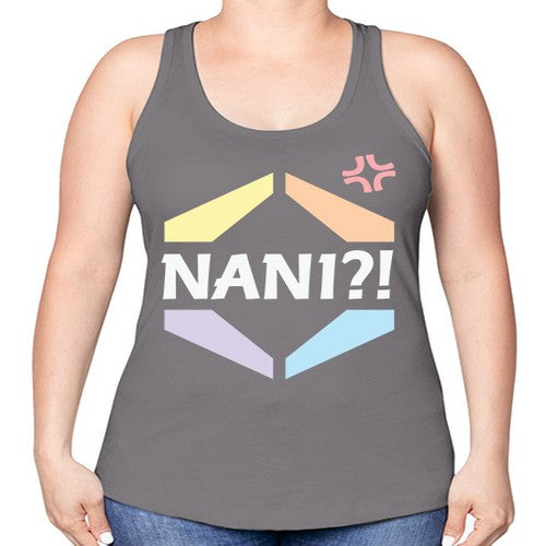 Nani What Funny Japanese Anime 270# - anime -Racerback Tank