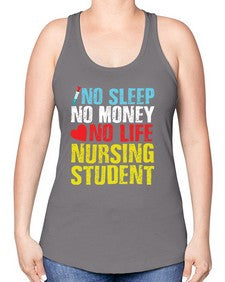 No Sleep Style 314# - nurse -Racerback Tank