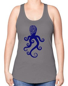 OctopusMandalaPNG 960# - mandala -Racerback Tank