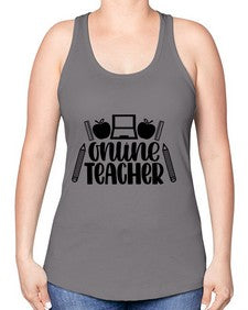 Online Teacher Style 1289# - teacher -Racerback Tank