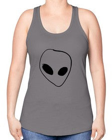 Pocket Alien 22# - ufo -Racerback Tank