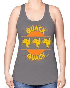 Quack Quack Style 21# - ducks -Racerback Tank