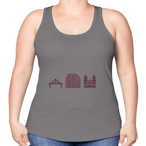 Reno 1713# - cities -Racerback Tank