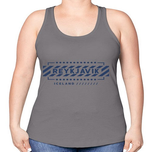 Reykjavik 1718# - cities -Racerback Tank