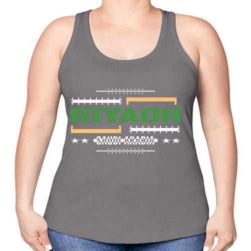 Riyadh 1741# - cities -Racerback Tank