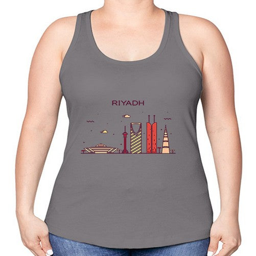 Riyadh 1742# - cities -Racerback Tank