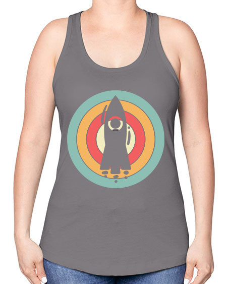 Rocket Scientist 150# - general science -Racerback Tank