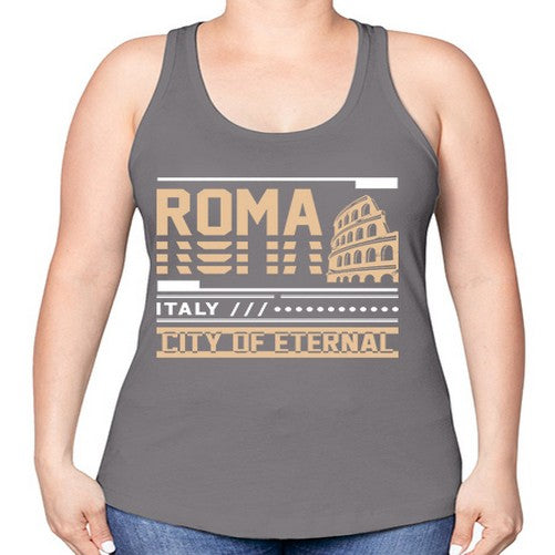 Roma 1745# - cities -Racerback Tank