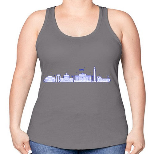 Rome 1751# - cities -Racerback Tank