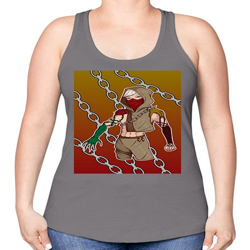 Rose and demon 75# - anime -Racerback Tank