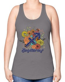 Sagittarius 130# - sagittarius -Racerback Tank
