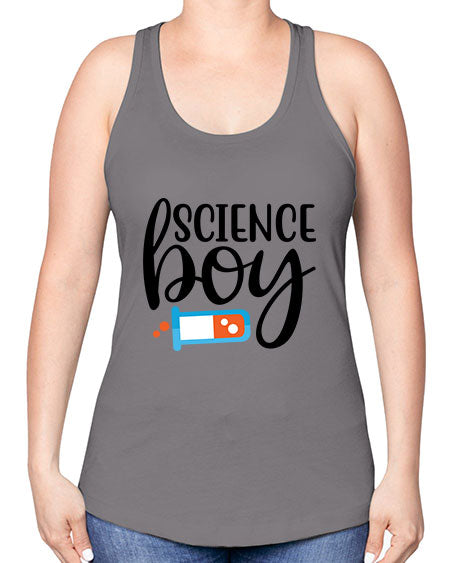 Science Boy 139# - general science -Racerback Tank