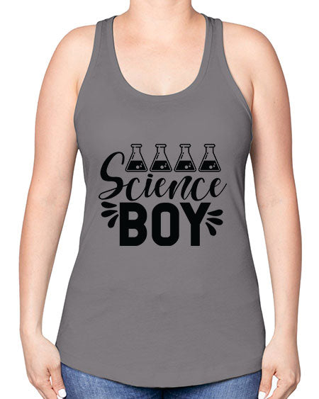 Science Boy 140# - general science -Racerback Tank