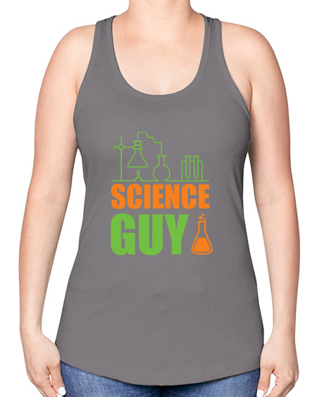 Science Guy 112# - general science -Racerback Tank