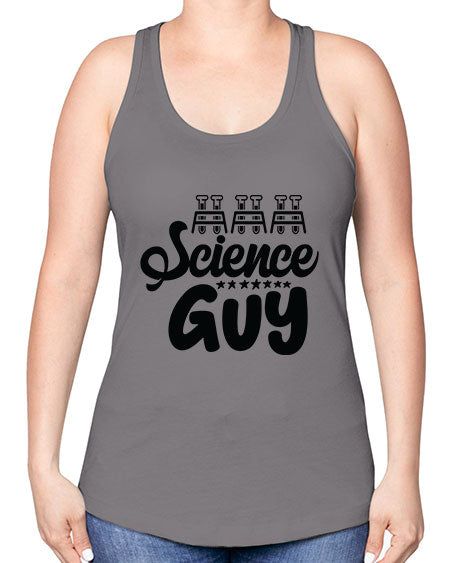 Science Guy 117# - general science -Racerback Tank
