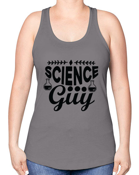 Science Guy 119# - general science -Racerback Tank