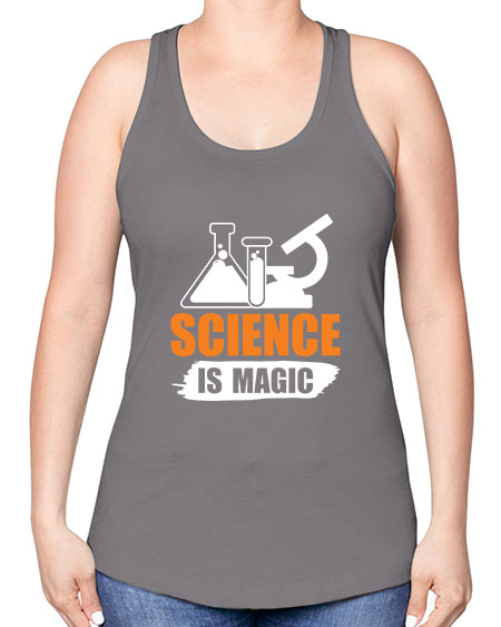 Science Is Magic 91# - general science -Racerback Tank
