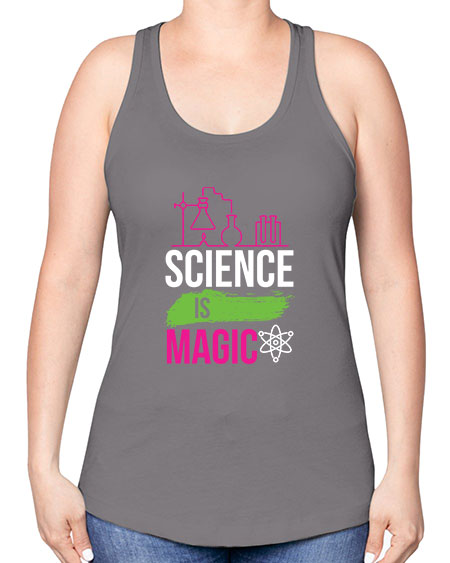 Science Is Magic 92# - general science -Racerback Tank