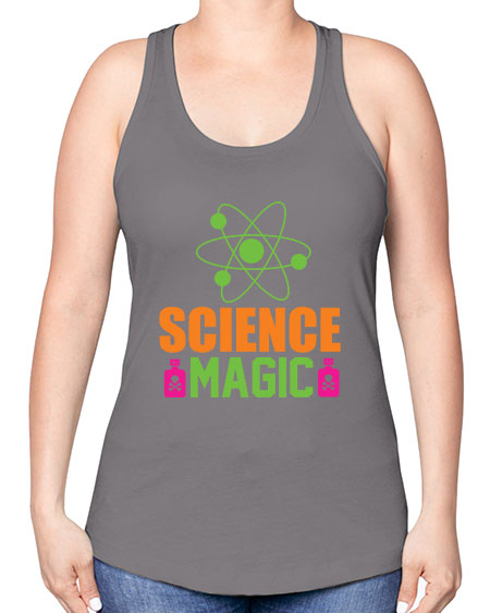 Science Magic 68# - general science -Racerback Tank