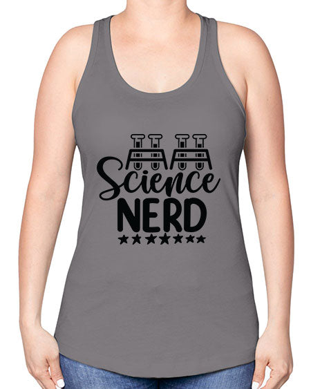 Science Nerd 58# - general science -Racerback Tank