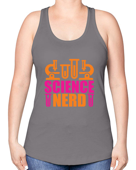 Science Nerd 59# - general science -Racerback Tank