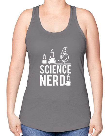 Science Nerd 61# - general science -Racerback Tank