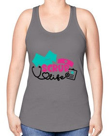 Scrub Life Style Style 1384# - nurse -Racerback Tank