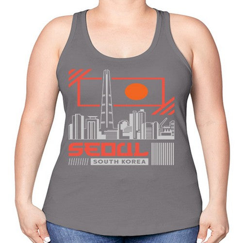 Seoul 1815# - cities -Racerback Tank