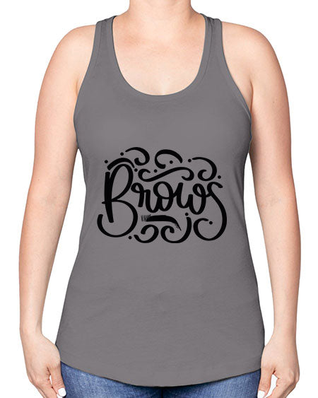 SingleBrows Style 29# - beauty - fashion -Racerback Tank